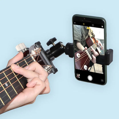 Miwayer Guitar Phone Holder Mount 360 Rotation /for Live Broadcast Video Recording /for Bass/Ukulele/Guitar Accessories