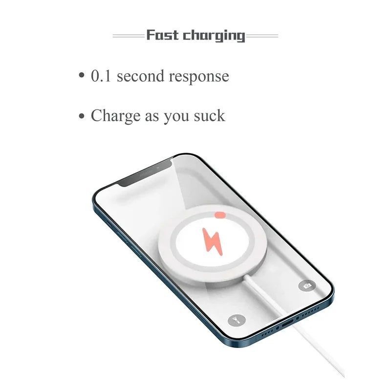 Magnetic Chargers Type C Fast Wireless Charger Pad Stand For Magsafe IPhone 16 15 14 13 12 Pro Max PD Phone Charging Dock