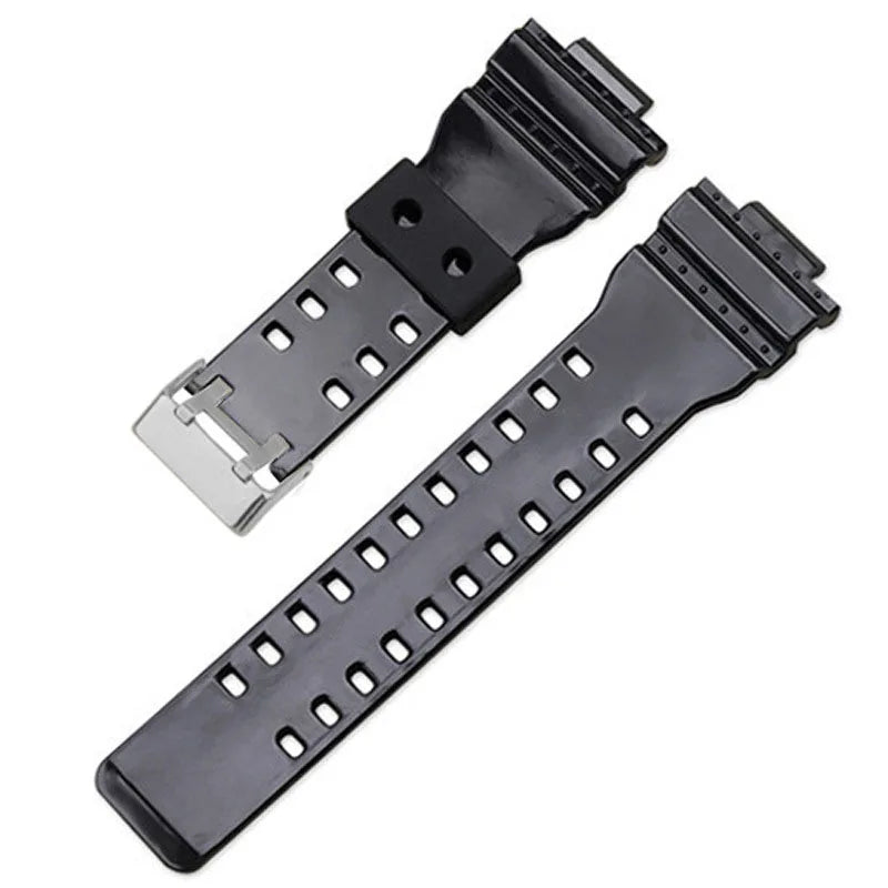 Suitable Brand for Casio G-shock Watch Strap GA100/110/120/GD100/120/GA300/G-8900 Raised 16mm Replacement Watch Straps