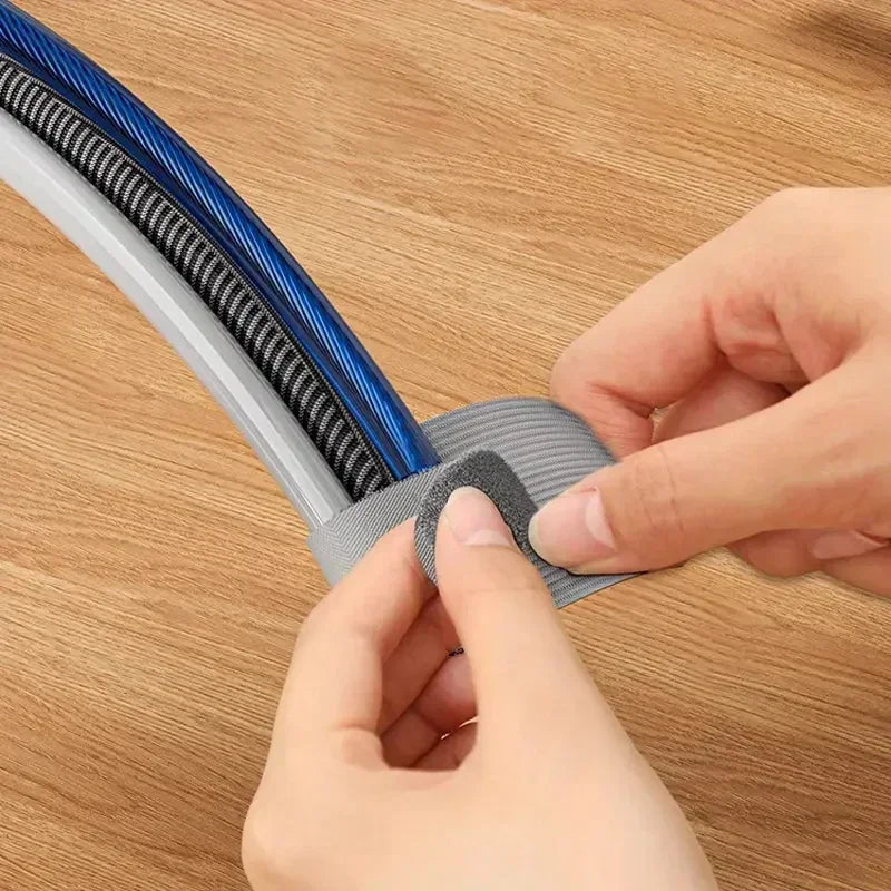 Reusable Cable Organizer Desk Wire Winder Cable Tie Organizer Self Adhesive Cord Rope Holders Cord Protection Straps