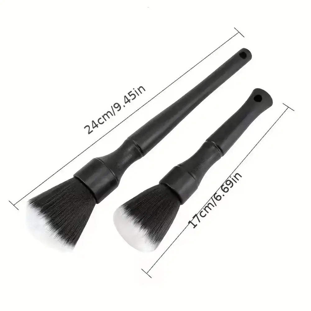 Car Air Vent Cleaning Brush with Electrostatic Bristles Multi Angle Rotating Head for Dashboard Buttons Keyboard Gaps for Office