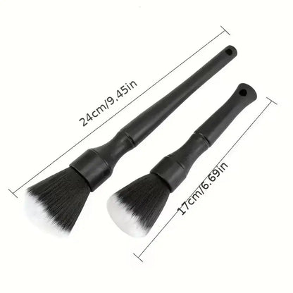 Car Air Vent Cleaning Brush with Electrostatic Bristles Multi Angle Rotating Head for Dashboard Buttons Keyboard Gaps for Office