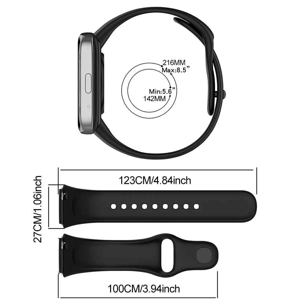 Silicone Strap For Redmi Watch 3 Lite Bracelet Watchband