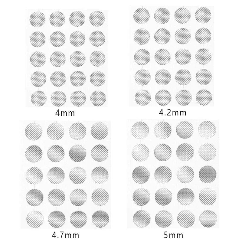 Earphone Dustproof Net 4mm 4.2mm 4.7mm 5mm Mesh Net Filter In-ear Headphones Anti-dust Protector Cover Earphone Accessories New