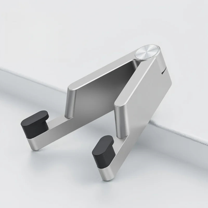 Universal Mini Size Aluminum Portable Folding Desk Mount Holder Bracket Mobile Phone Cradle Foldable Stand for Cellphone