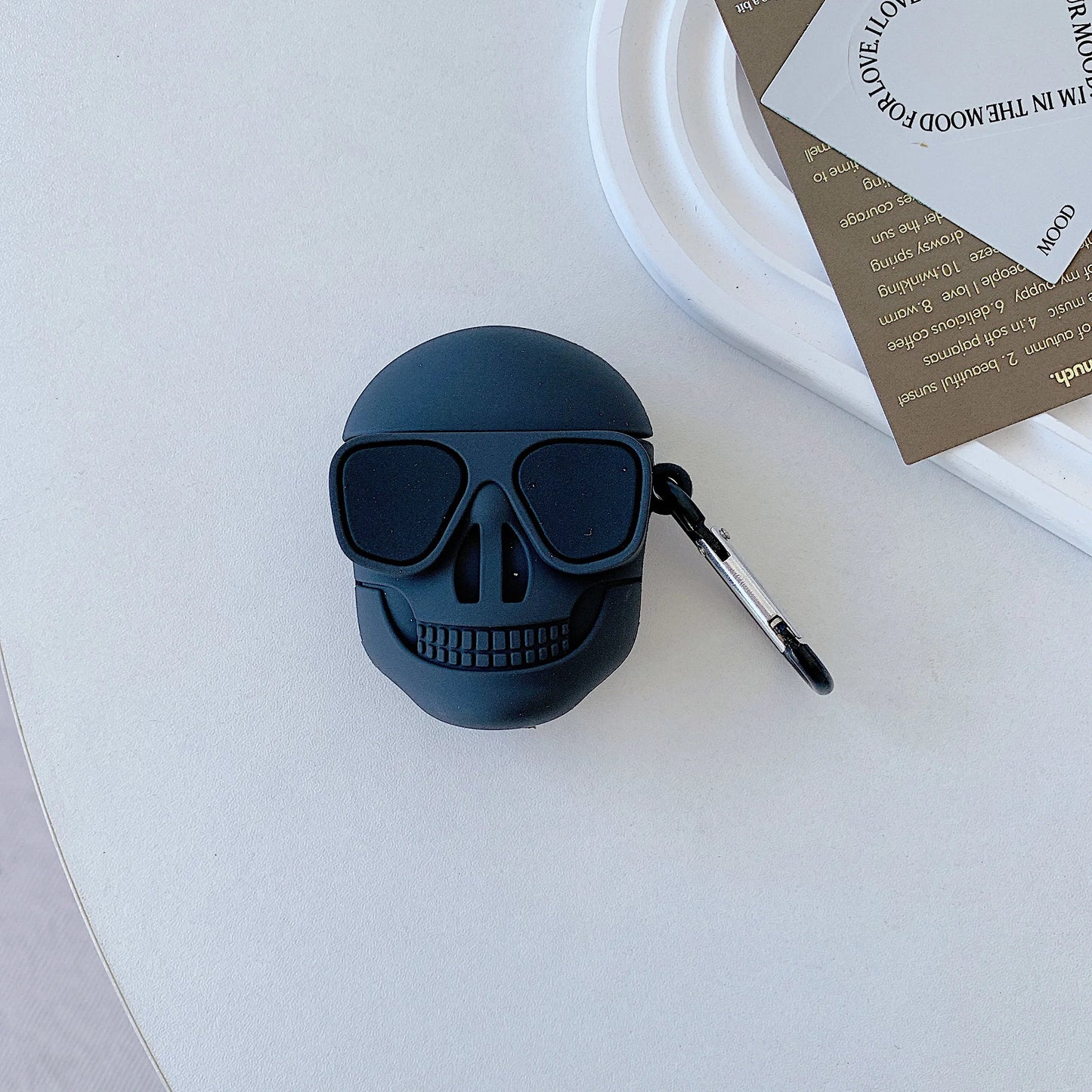 Cute 3D Cartoon Skulls Silicone Case For AirPods 2 3 Pro Pro2 Pro3 Earphone Headphone Protect Cover