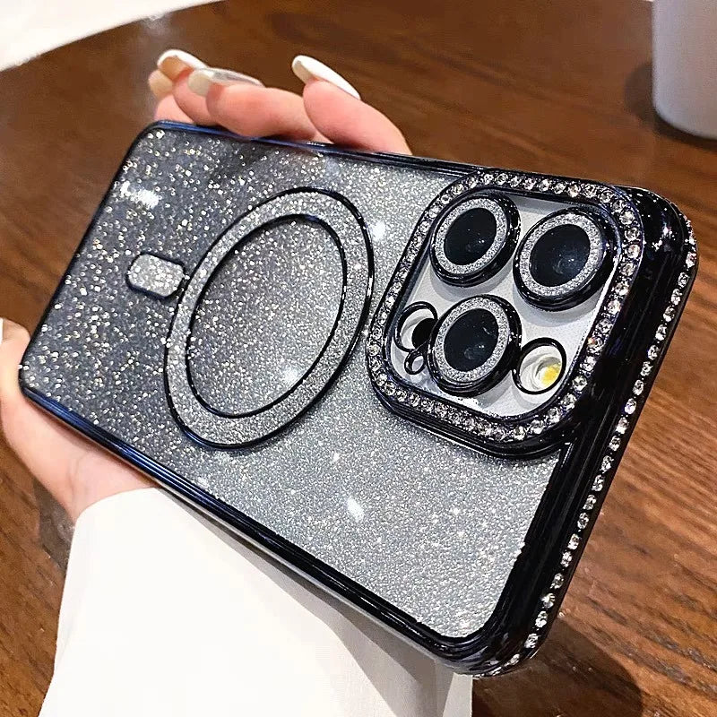Luxury Gradient Diamond Magsafe Case For iPhone