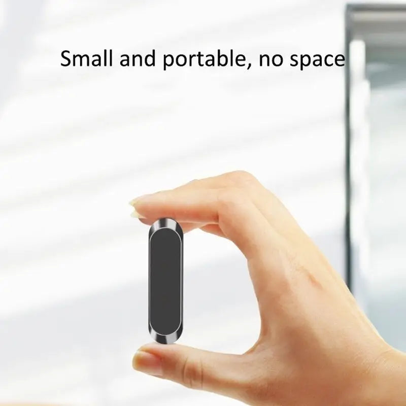 Mini Magnetic Holder Car Phone Dashboard Strip Shape Mount Stand for Cell Phone Samsung Xiaomi Wall GPS Compatible