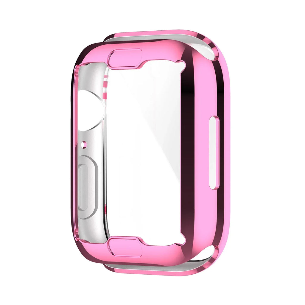 Screen Protector for Apple Watch Case 45mm 41mm 44MM 40MM 42mm 38MM Full TPU Bumper Cover Accessories Iwatch Series 8 7 SE 6 3