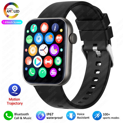 2025New Smartwatch Multi-functional Bluetooth Call Health Monitor Music Control Sports IP68 Waterproof Smart Watch For Men Women
