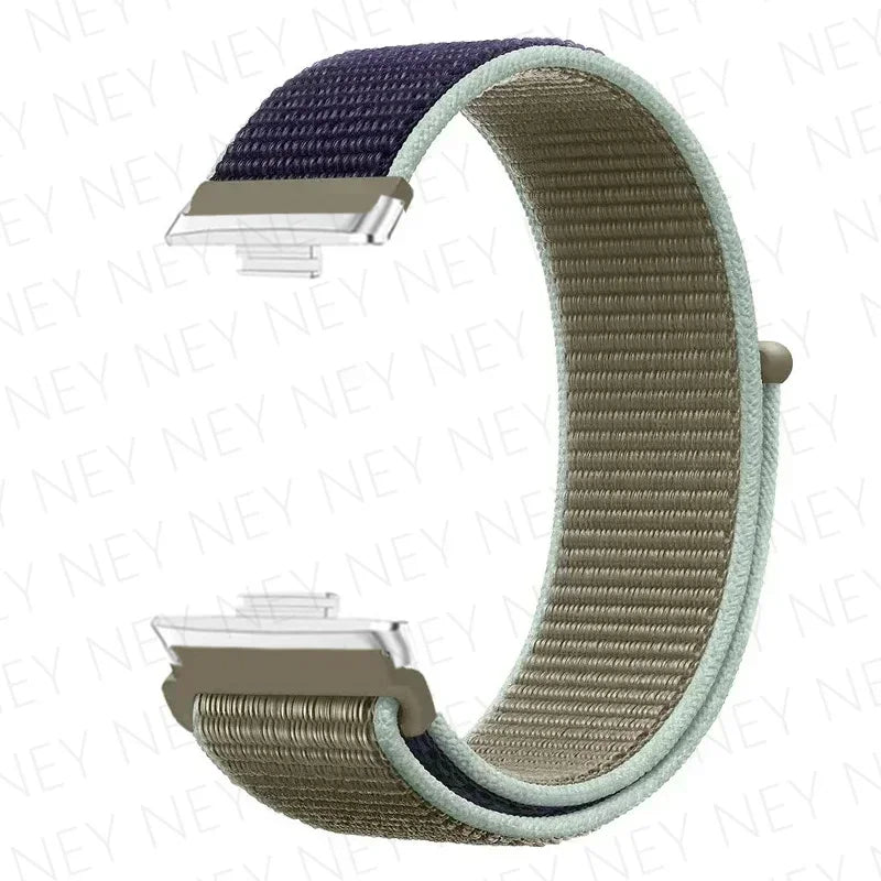 Nylon Strap For Huawei Watch Fit 3 4 Replacement Bracelet Nylon Loop Adjustable Band Soft Wristband Huawei Fit 4 Pro Accessories