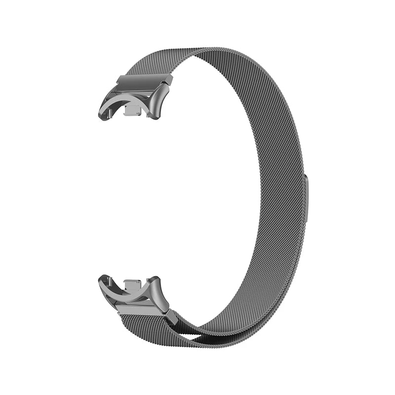 Metal strap For Xiaomi Mi Band 8 9 MIlan Wrist Metal Bracelet Screwless Stainless Steel for Mi Band 9 8Strap Wristbands Pulseira