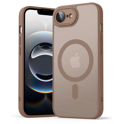Luxury Matte Magnetic Translucent Case For iPhone 16e Shockproof Protective Cover For Magsafe iPhone 17e Wireless Charge Cover