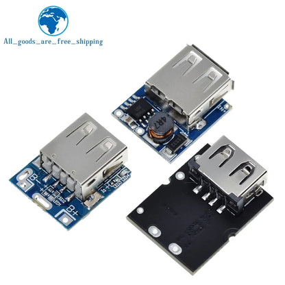 TZT Type-C /Micro USB 5V 1A 2A 3.1A Boost Converter Step-Up Power Module Mobile Power Bank Accessories With Protection