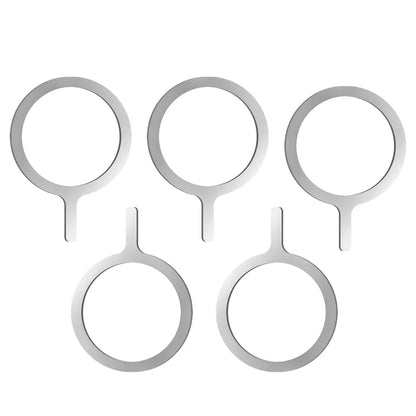 Self Adhesive Metal Ring Iron Sheet Sticker for Phone Case Magsafe Magnetic Wireless Charging Ring for Phone 15