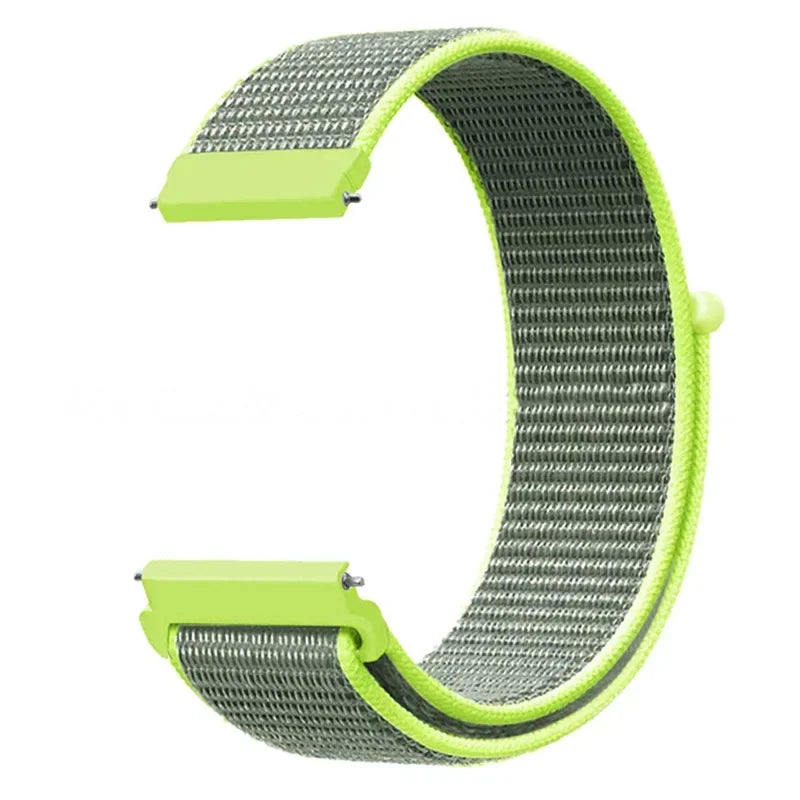 20mm 22mm Nylon Loop Strap For Garmin Forerunner 55 165 265 965 255 Active 5/Vivomove Trend/Vivoactive 5/Venu 3/2 Bracelet Belt