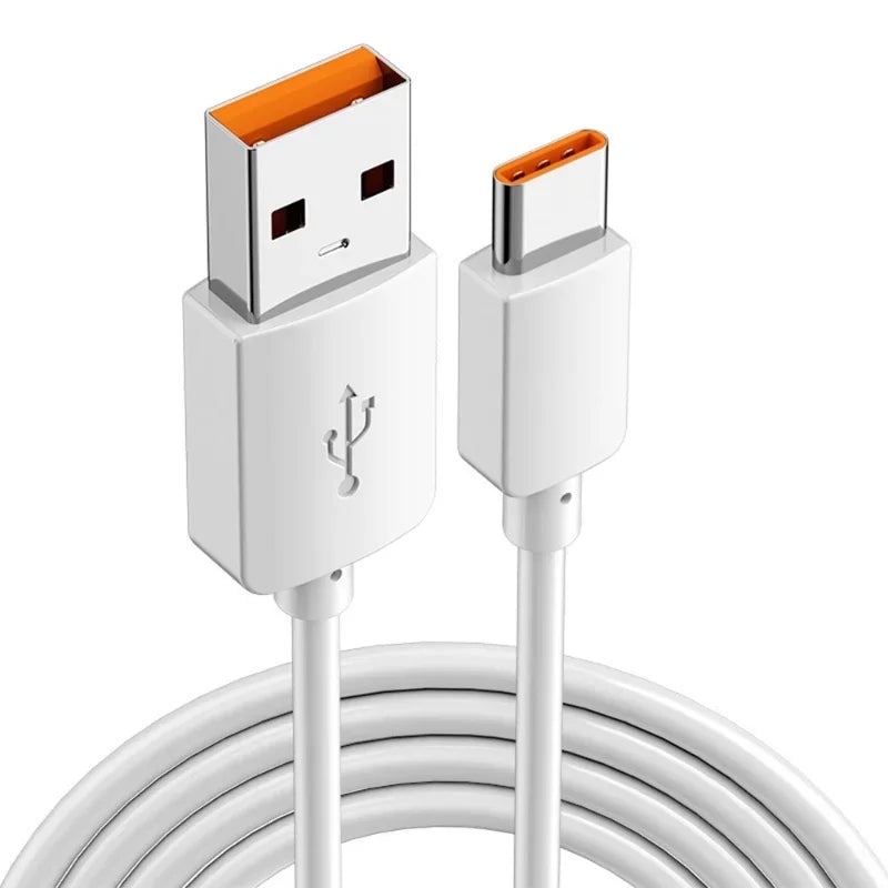 100W USB Type C Cable For Samsung  S23 S22 Ultra Huawei P30 Pro Xiaomi Redmi Oneplus 6A Fast Charging Charger Cable Accessories