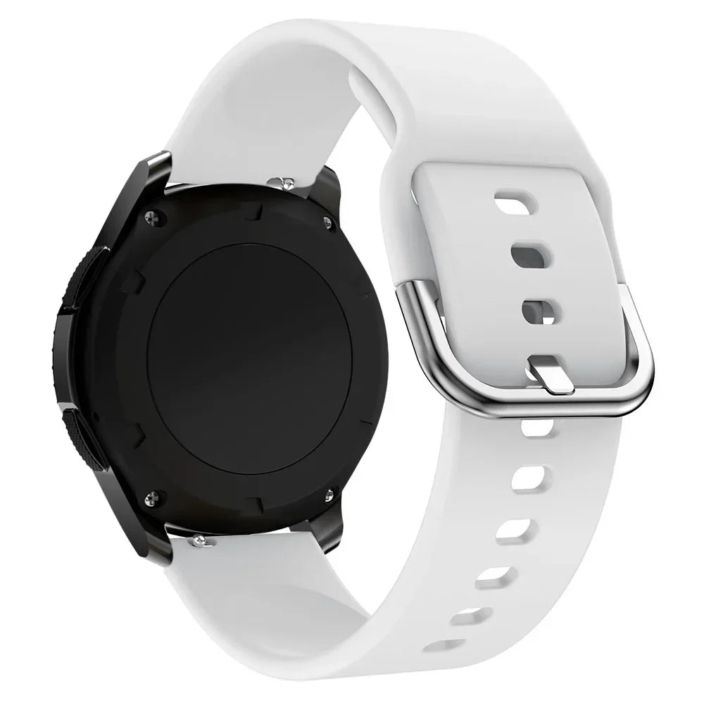 20mm 22mm Strap For Samsung galaxy watch 6/5/pro/3/4/6 Classic 43mm 47mm/Active 2 Silicone Sport bracelet huawei Gt 3-2-2e Band
