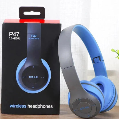 Fone Wireless Bluetooth Headphones HIFI Stereo Foldable P47 Earphones Kid Helmet Gift With Microphone Support SD Card For iPhone