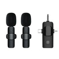 Mini Wireless Lavalier Microphone USB C Noise Cancellation Lapel Mic for iPhone 17/16/15 Video Recording Vlog