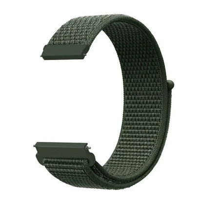 20mm 22mm Nylon Loop Strap For Garmin Forerunner 55 165 265 965 255 Active 5/Vivomove Trend/Vivoactive 5/Venu 3/2 Bracelet Belt