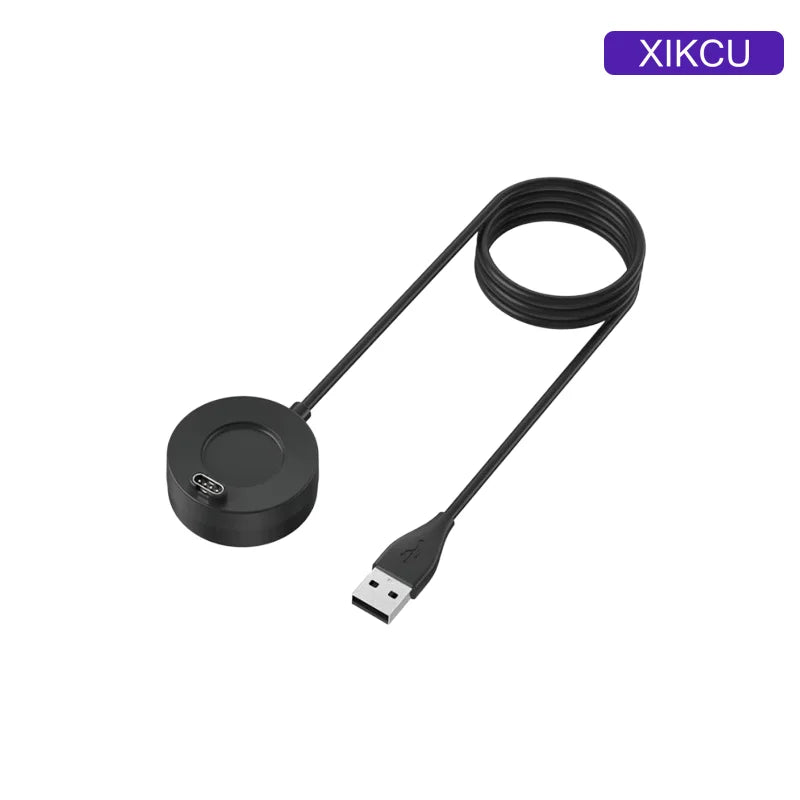 Charger Dock for Garmin Vivoactive 3 4 4S/ Fenix 5 5S 5X 6 6S 6X / Venu 2 2S Sq USB Charging Cable Stand Station Date Syn
