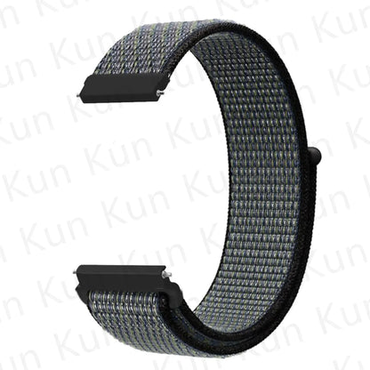 Nylon loop strap For Amazfit bip 6-5-3/u/S/pro Sport 20mm/22mm Bracelet for Amazfit GTS 4/3/2/2e/4 Mini/GTR 4/3/3 Pro/2/2e band