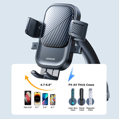 Joyroom Universal Phone Holder Mount for Car Strong Suction Hands-Free Cell Phone Mounts for Dashboard/Windshield 360° Rotation