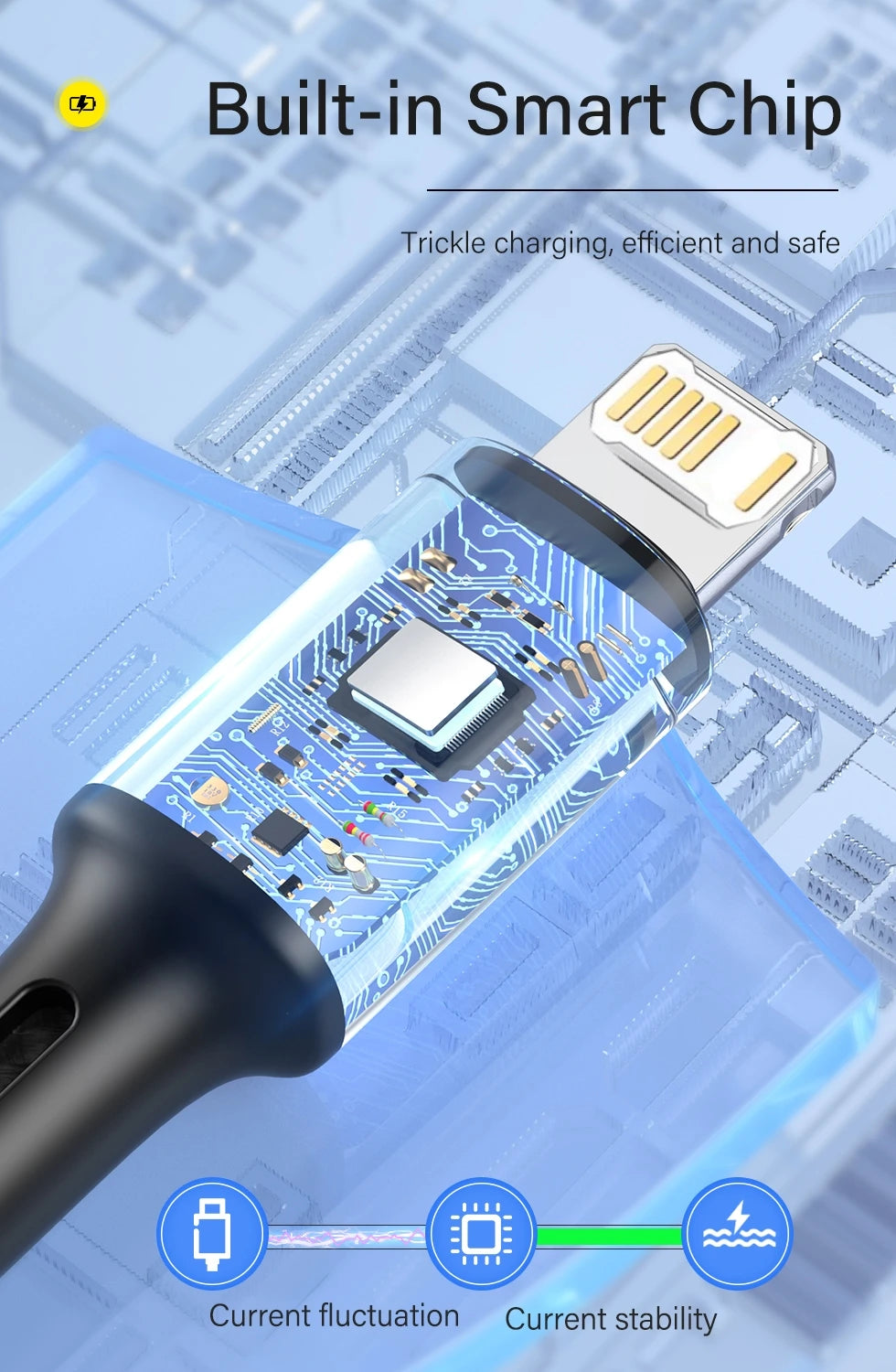 Quick Charge USB Cable For iPhone 12 13 14 11 Pro X Max 6 7 8 Plus 5 SE iPad Origin Mobile Phone Cord Data Charger Wire 3m