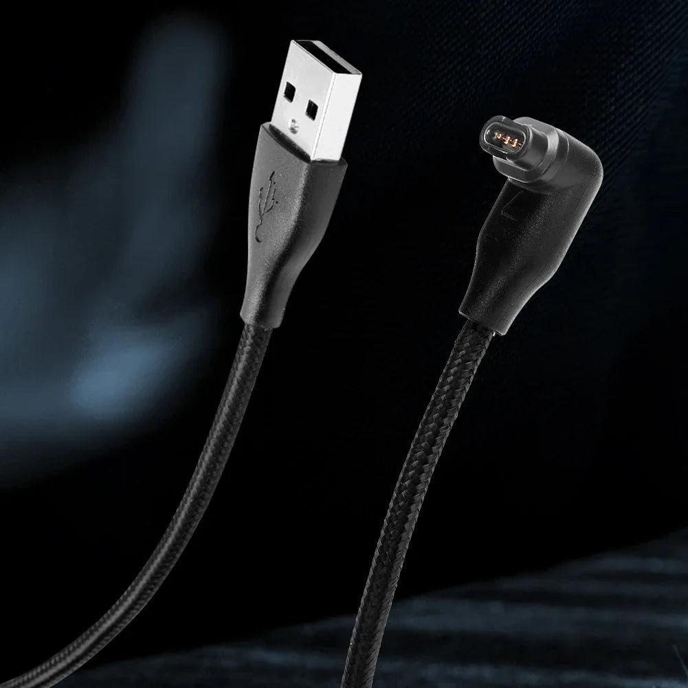 1M USB Charging Cable Data Cord Charger For Garmin Fenix 7 7S 7X 6 6S 6X 5 5X 5S Vivoactive 3 Forerunner 945 935 245 Instinct 2