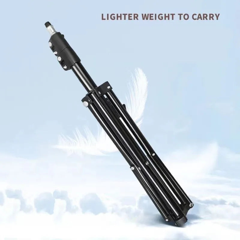 Anti-Shake Portable Extendable Tripod - 1/4 Screw Universal Stand for DSLR Camera Smartphone Vlogging