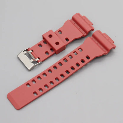 Suitable Brand for Casio G-shock Watch Strap GA100/110/120/GD100/120/GA300/G-8900 Raised 16mm Replacement Watch Straps