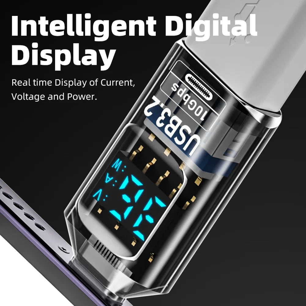 10Gbps USB 3.2 Digital Display Adapter 60W USB Male to Female Fast Charging Data Converter USB C Adapter for PC Laptop iPhone