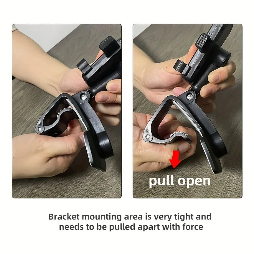 360° Rotatable Car Phone Holder Universal Dashboard Easy Clips Mount Stand Cellphone Holder for GPS Navigation Car Accessories