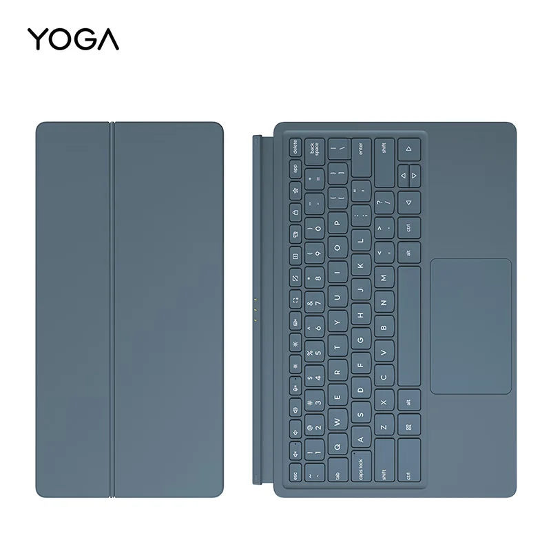 Original Lenovo 12.7'' Yoga Tab Plus Keyboard for TB520 YOGA Pad Pro Tablet Back Shell Multi-angle 12.7-inch Magnetic Adjustable