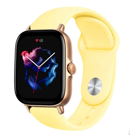 20mm 22mm watch Strap For Amazfit gts/4/3/2/gts2/4 Mini/Gtr4/3/2/2e/47mm Smartwatch Silicone Bracelet Watchabnd Amazfit gts Band