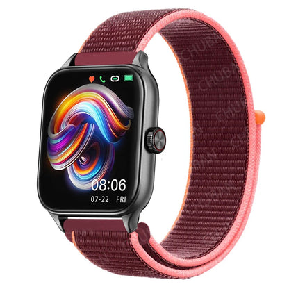 20mm 22mm Nylon Loop For Amazfit GTS4/2/3/3pro/2e/GTS2 Mini/GTR 4 42/47mm/GTR 2e/stratos bracelet for Amazfit bip/U/S/lite strap