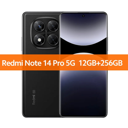 Global Version Xiaomi Redmi Note 14 Pro 5G Smartphone MediaTek Dimensity 7300-Ultra 200MP AI camera NFC 6.67"AMOLED display IP68