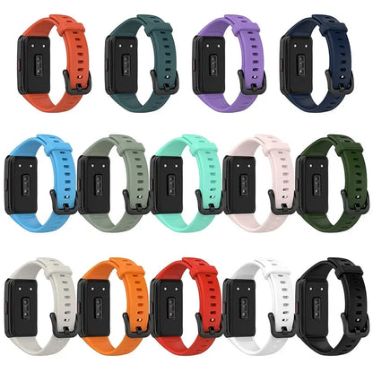 Replacement Sports Strap For Huawei Band 6 Strap Soft Silicone Watch Strap For Honor Band 6 Huawei Band 6 Pro Wristband Strap