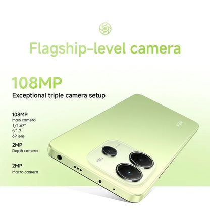 【World Premiere】Global Version Xiaomi Redmi Note 14 MediaTek Helio G99-Ultra 108MP AI 5500mAh 6.67" AMOLED 120Hz Display