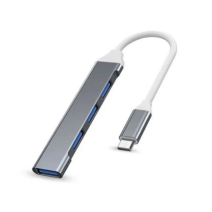 USB HUB Extender 4 Port Splitter Adapter OTG Docking Station For Phone Macbook Pro 13 15 Air PC Laptop Computer Hub