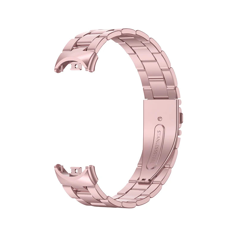 Metal strap For Xiaomi Mi Band 8 9 MIlan Wrist Metal Bracelet Screwless Stainless Steel for Mi Band 9 8Strap Wristbands Pulseira