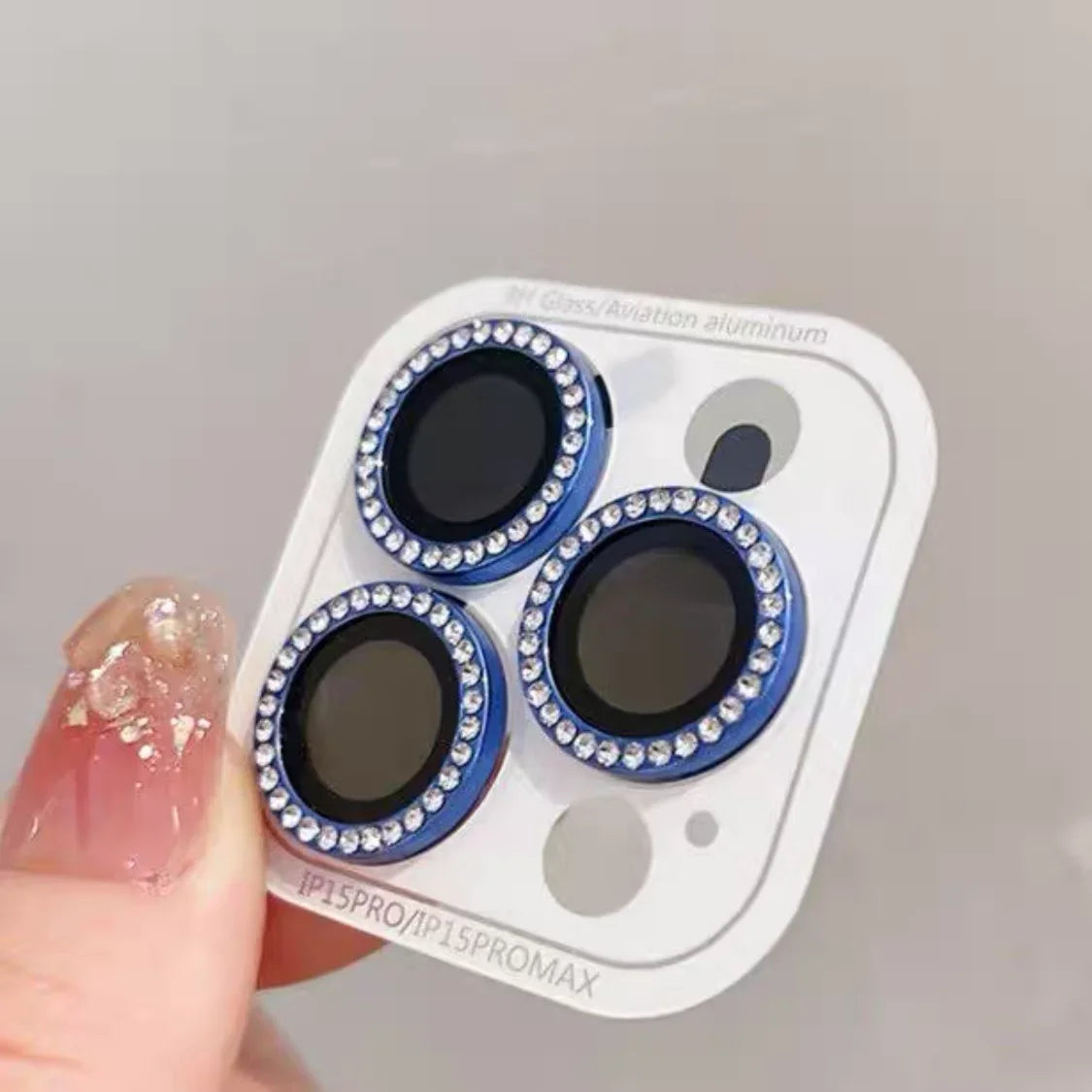 2-3Pcs 9D Rear Diamond Lens Protector For Iphone 17 16 15 Pro Max Plus Camera Tempered Glass For 13 Pro Max Ring Cover Case Film
