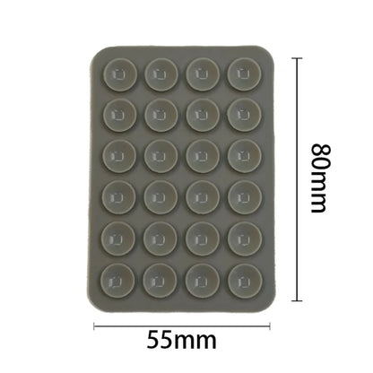 2pcs Double Sided Silicone Suction Cup Mobile Phone Suction Cup With Adhesive Pad Silicone Pad Rubber Suction Cup ﻿