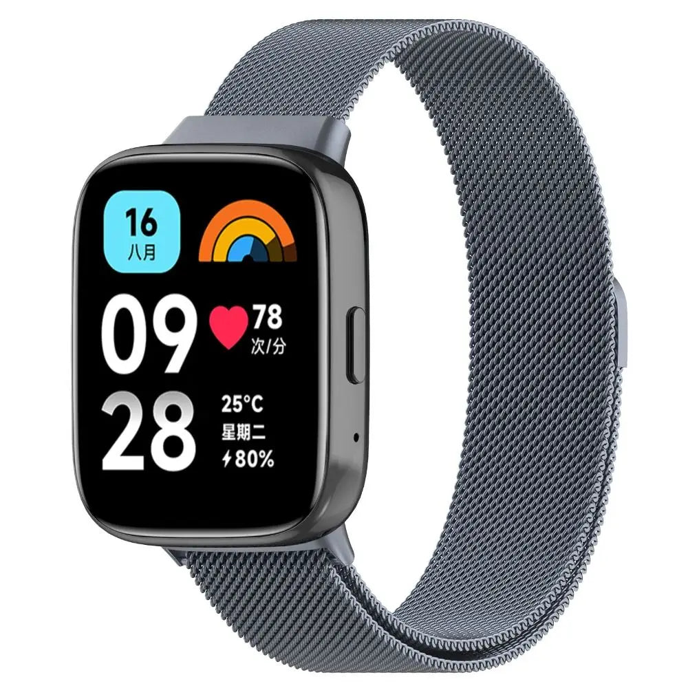 Metal Watchband for Redmi Watch 3 Active Bracelet Strap Belt Replacement Metal Wrist Watch Accessories