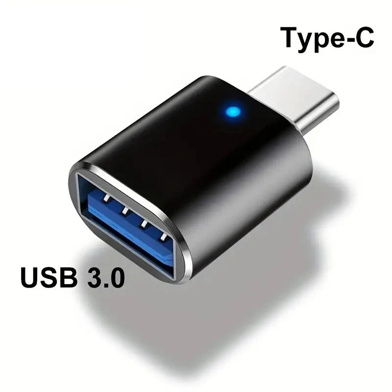 1/2/4pcs NEW USB 3.0 OTG Adapter, Type-c to USB 3.0 OTG Adapter for Android Phone USB Disk Car U Disk Reader