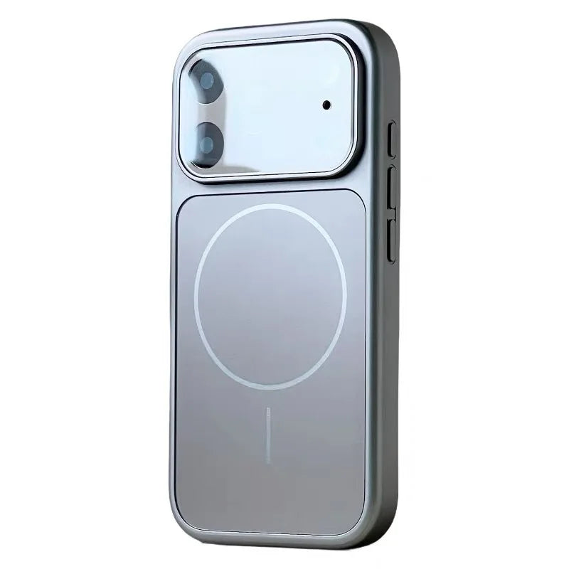 Luxury Original Matte Armor Phone Case For Magsafe For iPhone 17 Air 16 15 14 13 Pro Max Funda Wireless Charging Magnetic Cover