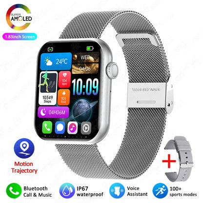 2025New Smartwatch Multi-functional Bluetooth Call Health Monitor Music Control Sports IP68 Waterproof Smart Watch For Men Women