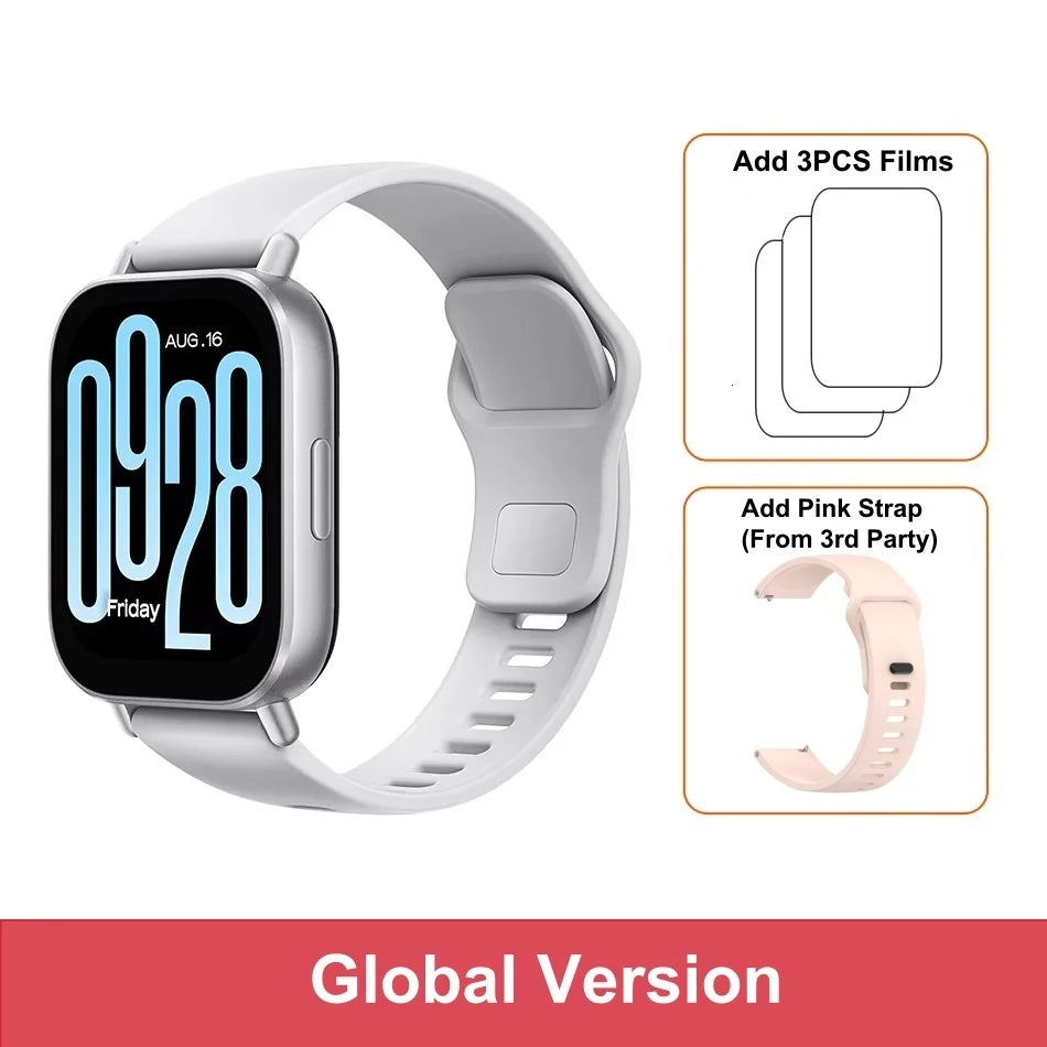 【Brand+】Global Version Xiaomi Redmi Watch 5 Active 2'' Display Up to 18 days of battery life 140+ Workout Modes Bluetooth