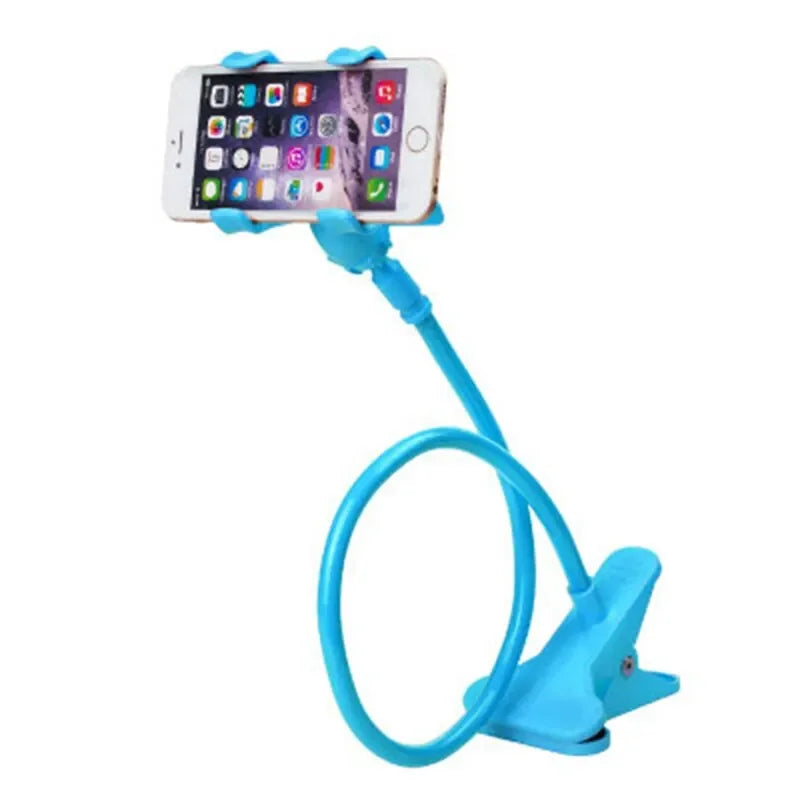 Universal Lazy Bracket Mobile Phone Holder Gooseneck Stand Stents Flexible Bed Desk Table Clip Bracket for Smartphone Holder